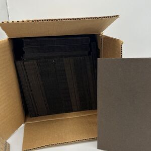 LARGE QUANTITY Tap LOOMIS Brown Cardboard 4x5 Oval Folders 5 Pounds Worth!